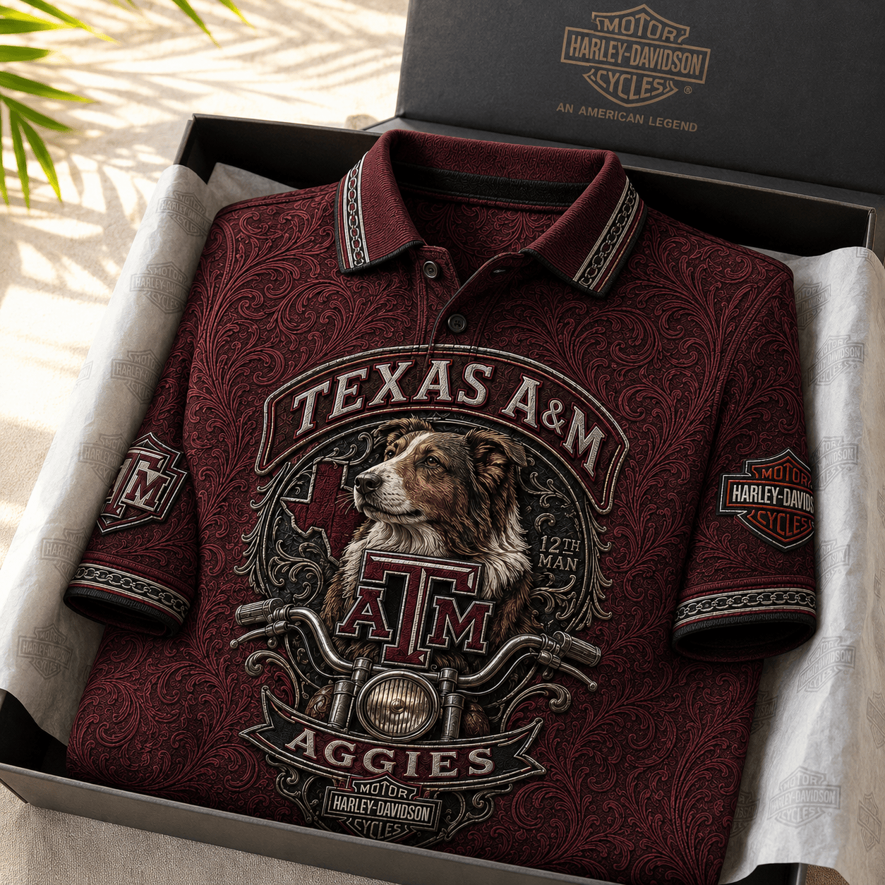 PREMIUM TAMA EMBOSS POLO SHIRT HQH
