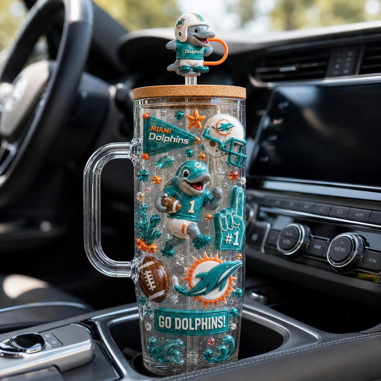 MDP 40oz Tumbler With Handle NHVH