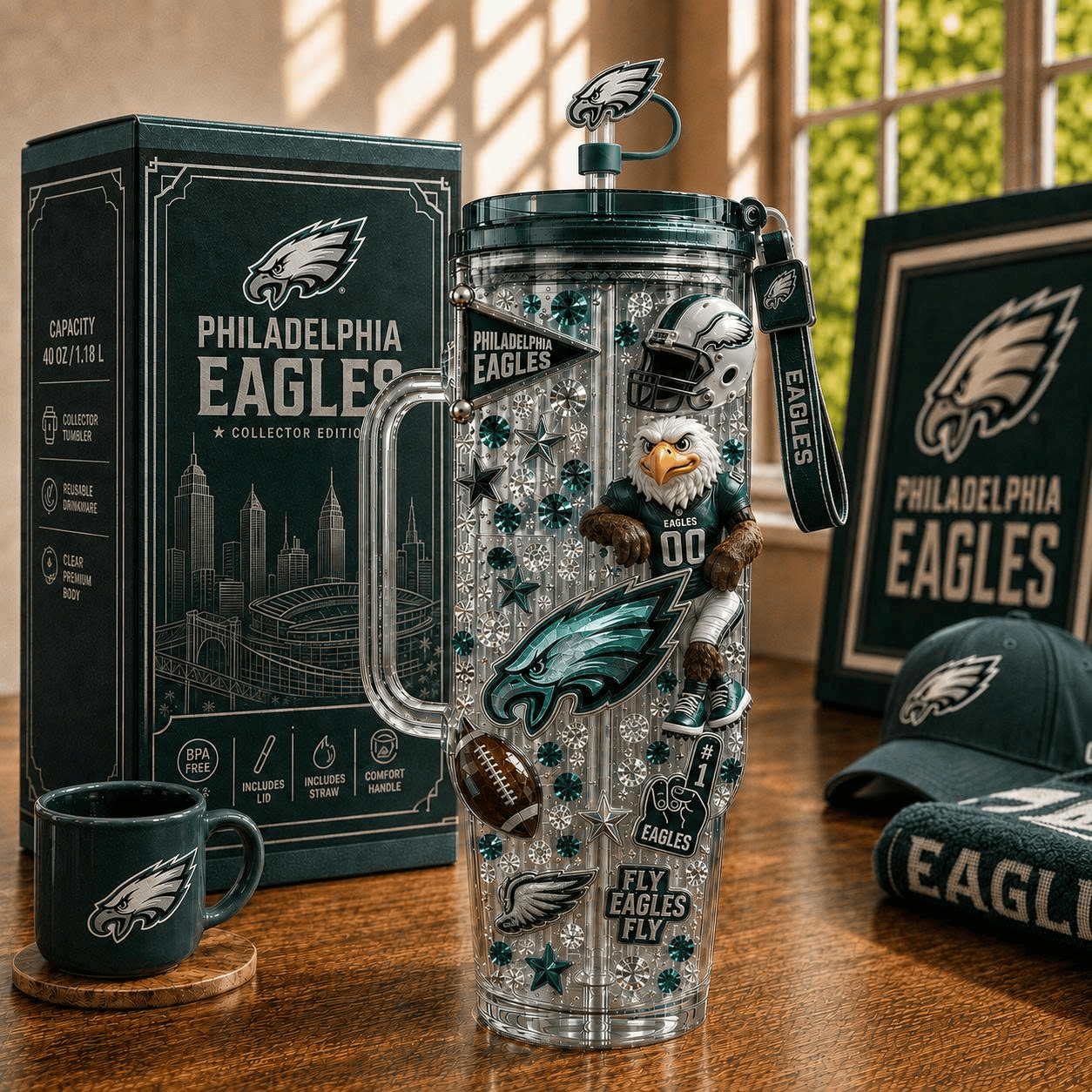PLDE 40oz Tumbler With Handle NHVH