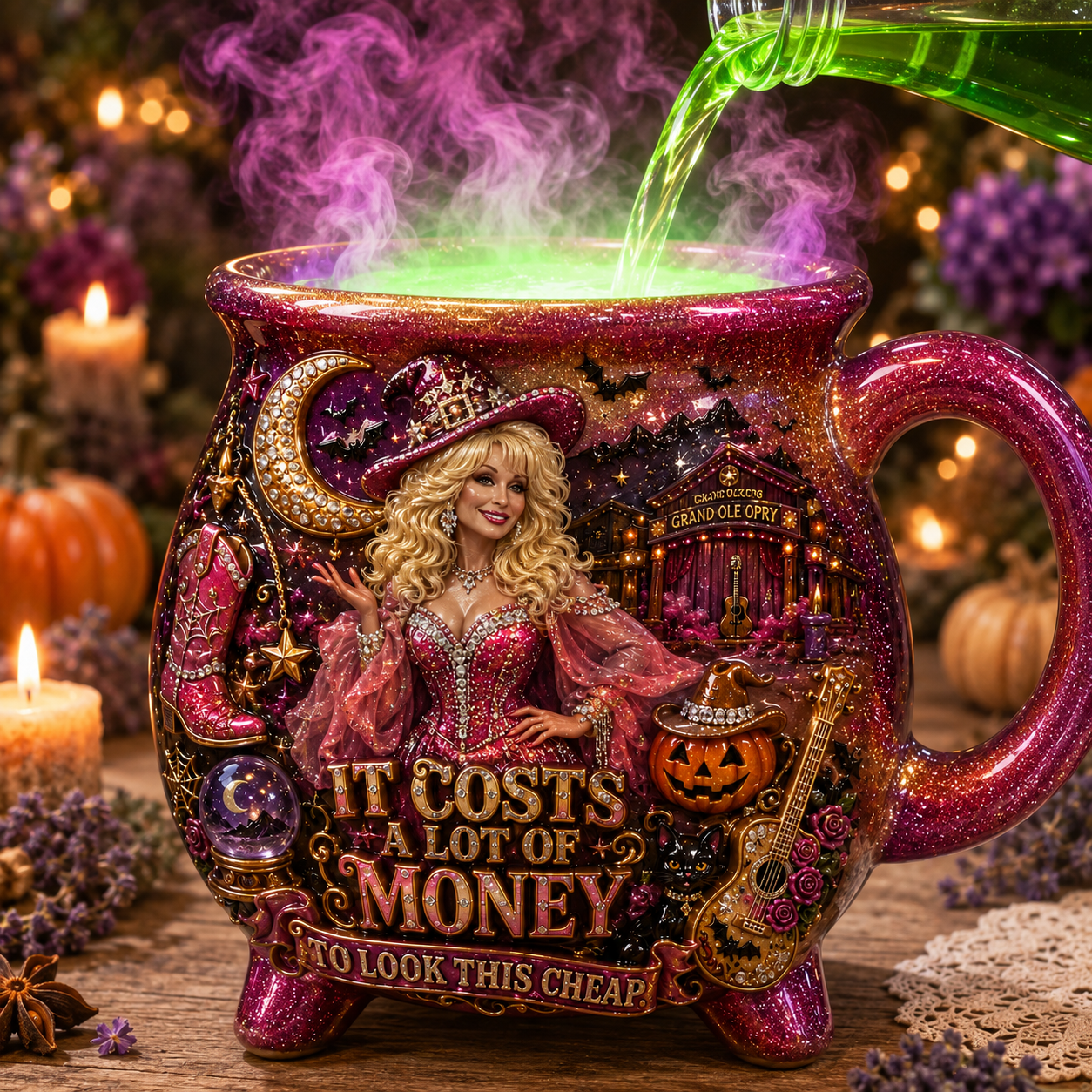 Premium DLPT Witch Cauldron Mug TTNL