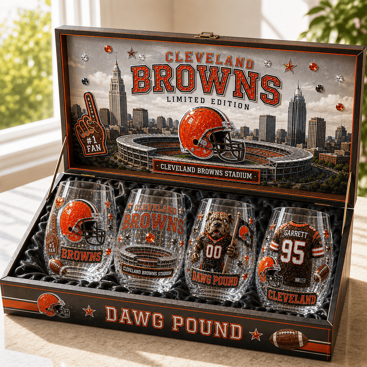 Premium CLVB Whiskey Glass Set BMD