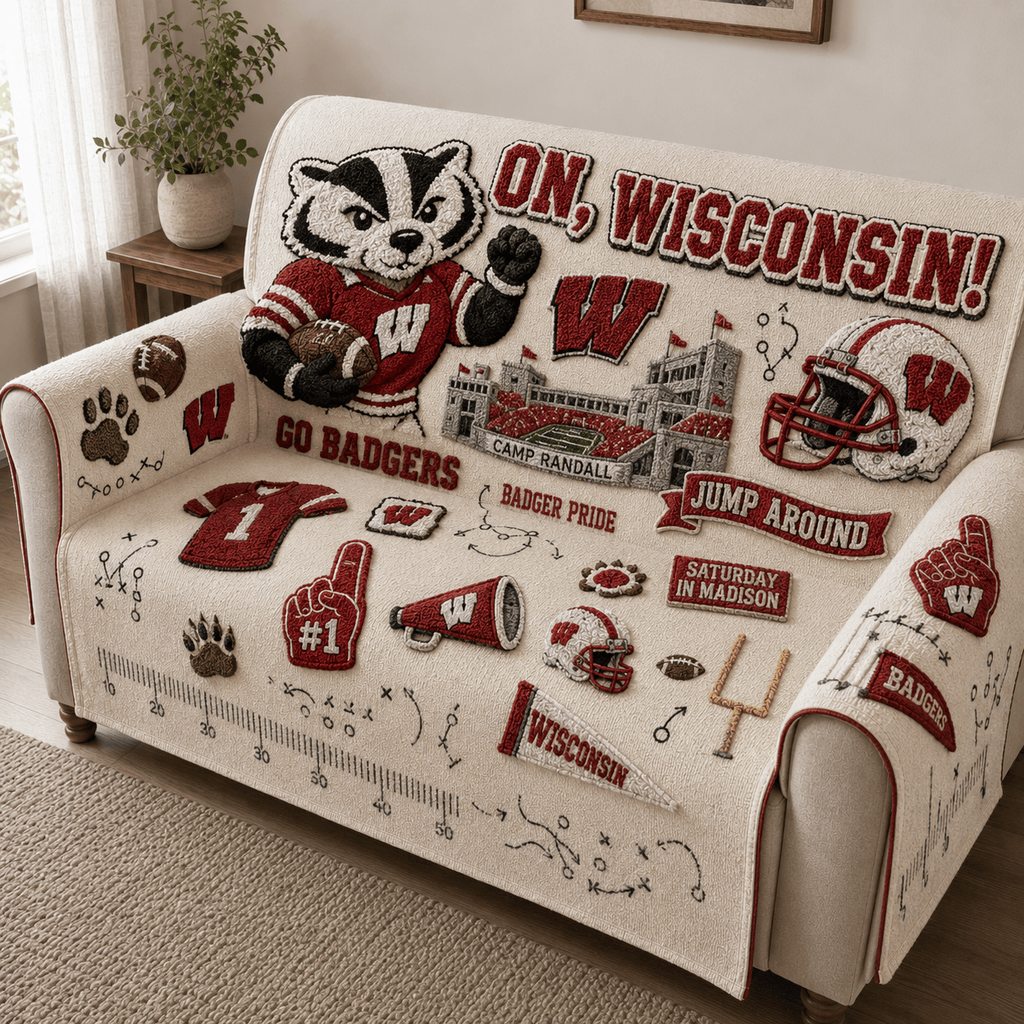 WBG Tufted Sofa Cover & Pillow Set HTTT