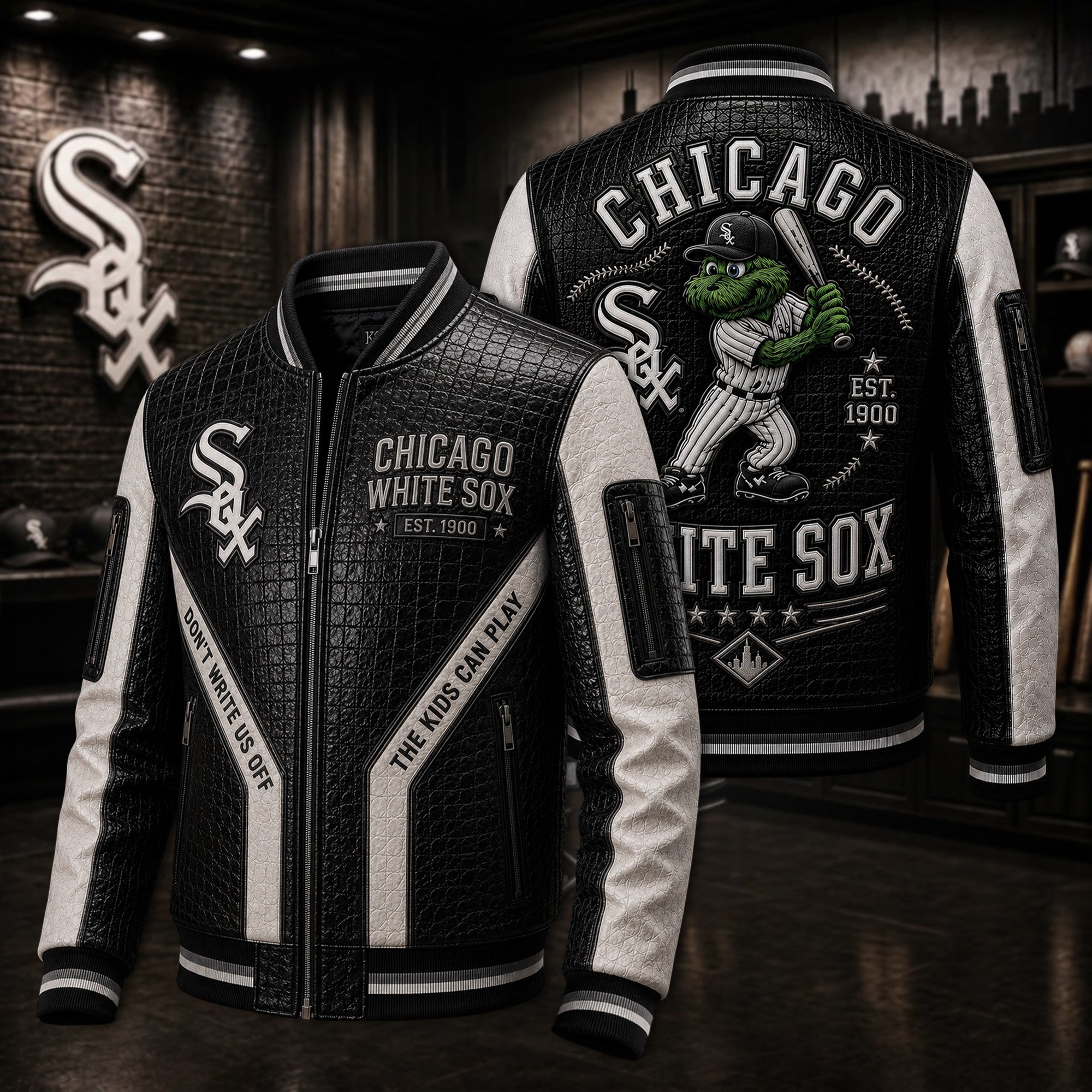 Premium CWS Leather Zipper Jacket TTMH