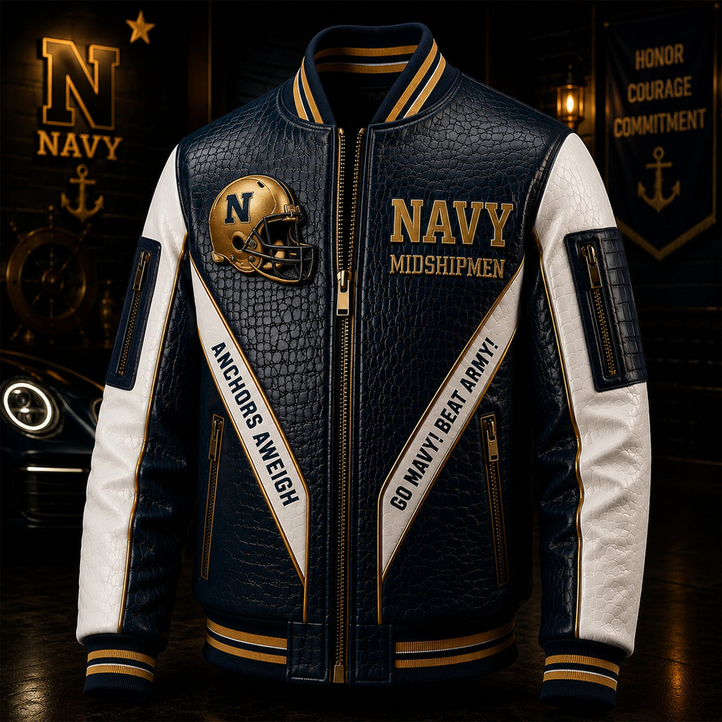 Premium NMSM Leather Zipper Jacket TTMH