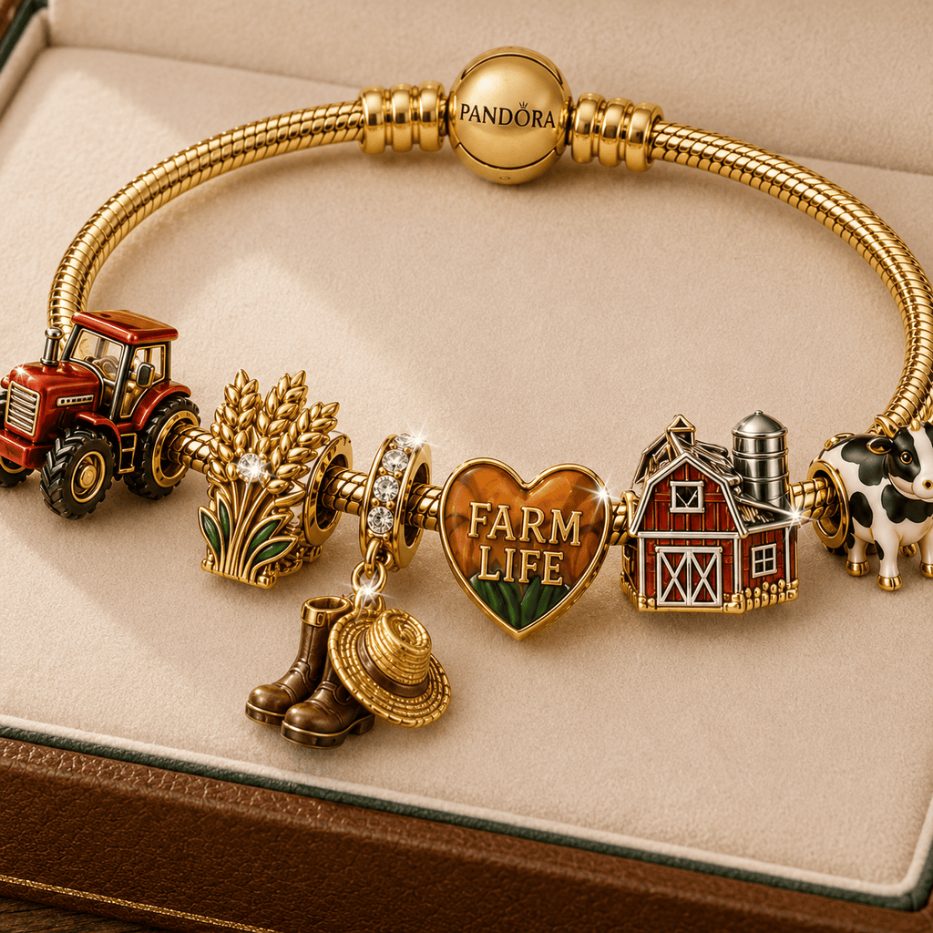 FAR Gold Charm Bracelet Set TMH
