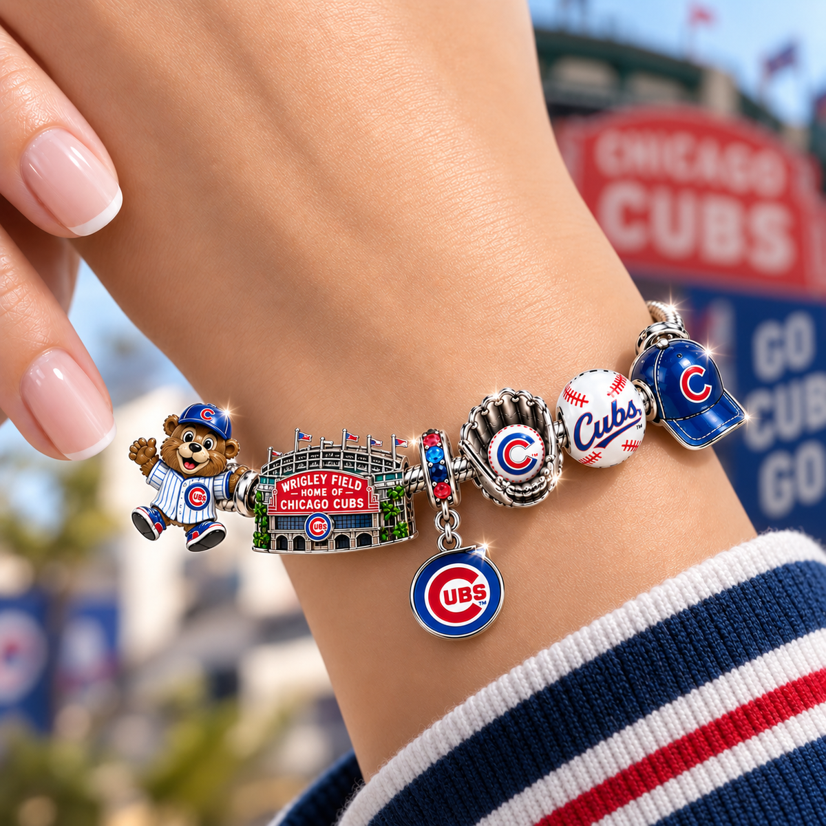 CCC Silver Charm Bracelet Set BMD