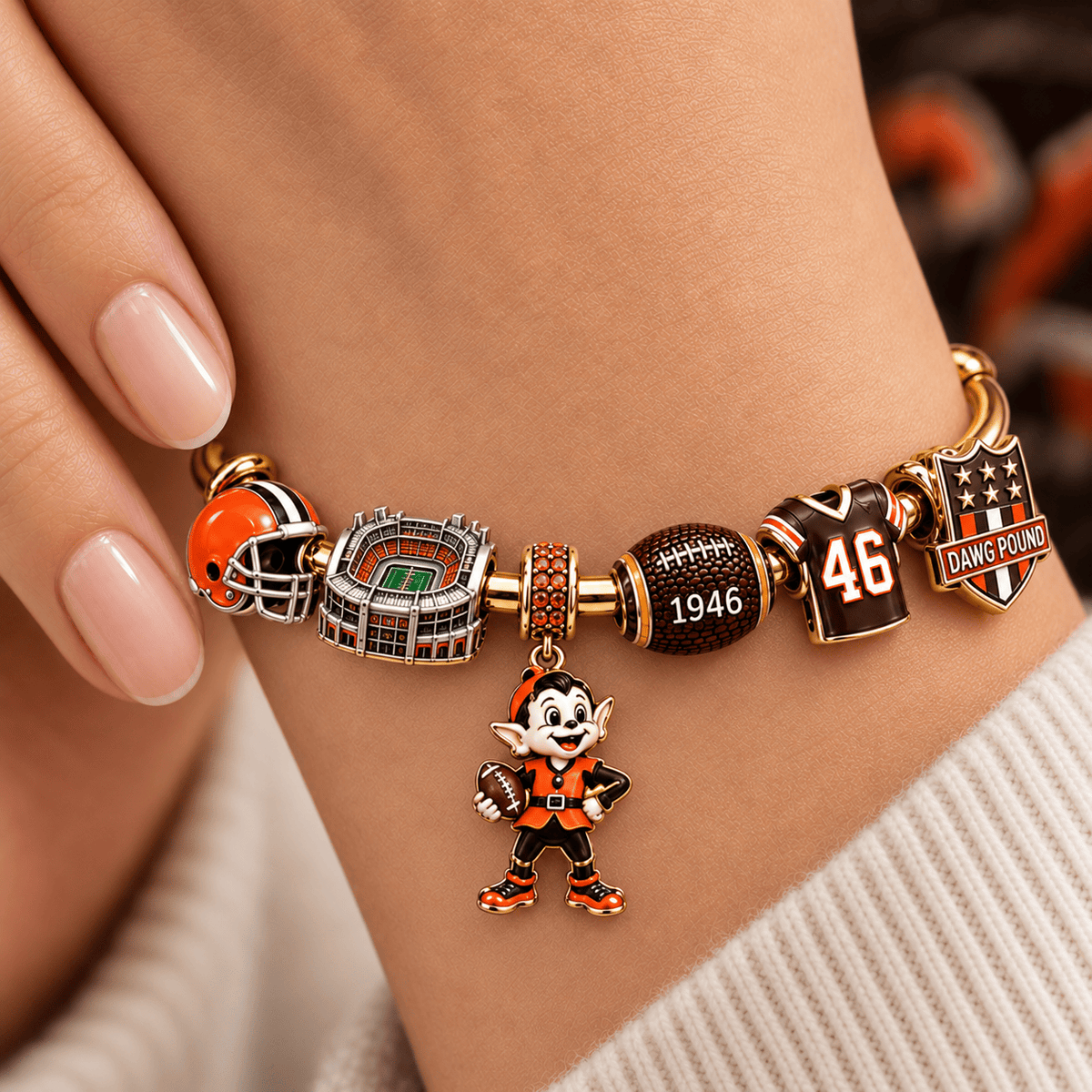 CLVB Silver Charm Bracelet Set NTVA
